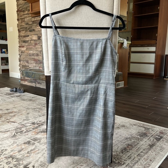 MACCS THE LABEL  plaid mini dress - Picture 1 of 5